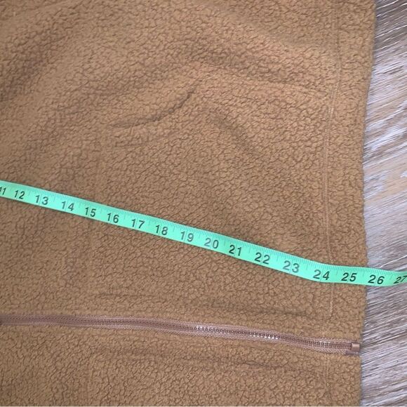 NWT Sherpa Zip Jacket Women’s Size 2X Brown - Picture 4 of 7